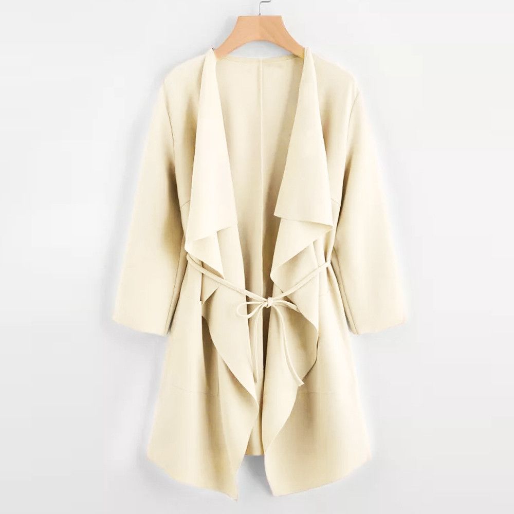 double breasted wrap coat