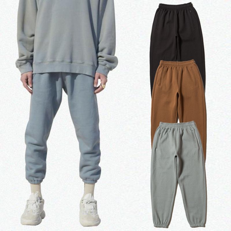 Hangton Sweatpants Women Men Streetwear 1:1 Kanye West Season6 Sweatpants Hip Hop Drawstring Sweatpants Joggers,7,S