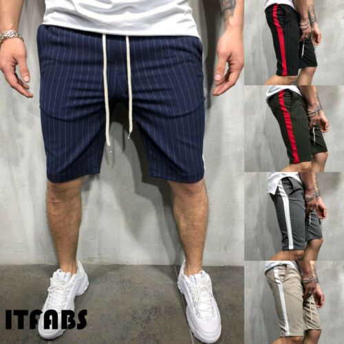 mens stripe shorts