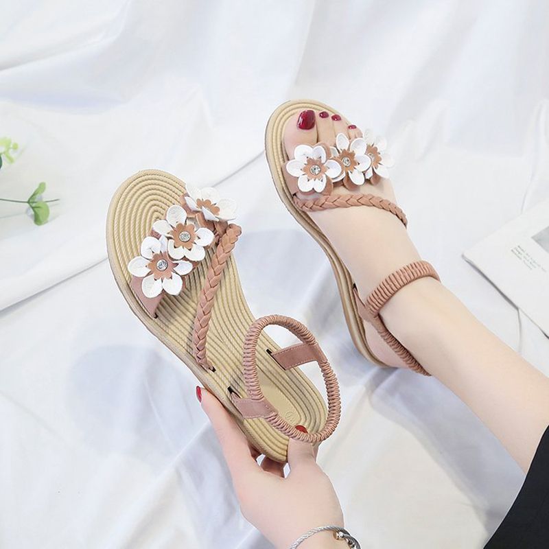 elastic beach sandals