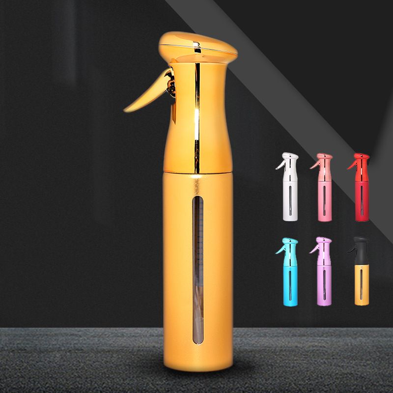 2021 Electroplate Hairdressing Sprayer Hair Salon Empty Spray Bottle