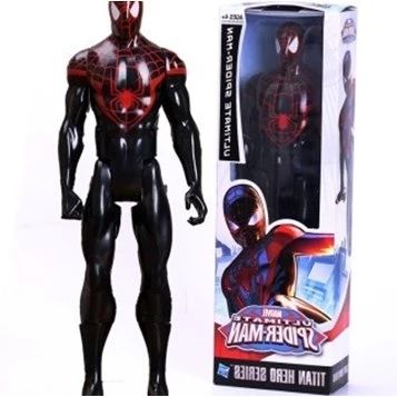 juguete spiderman negro