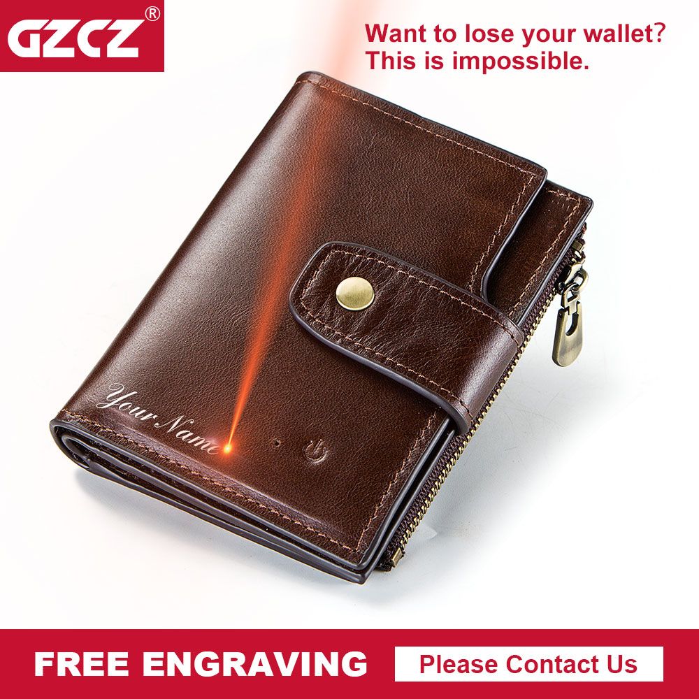 Wallets Boys short wallet Genuine leather wallet men Clutch purse