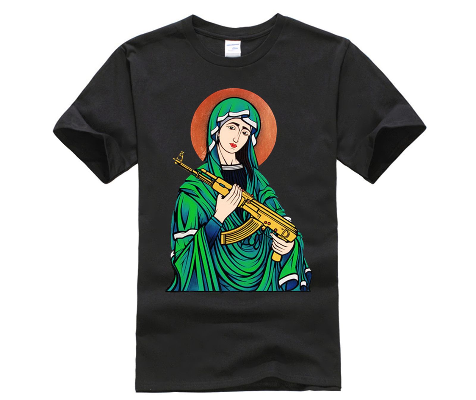 Tee shirt vierge marie Clearance