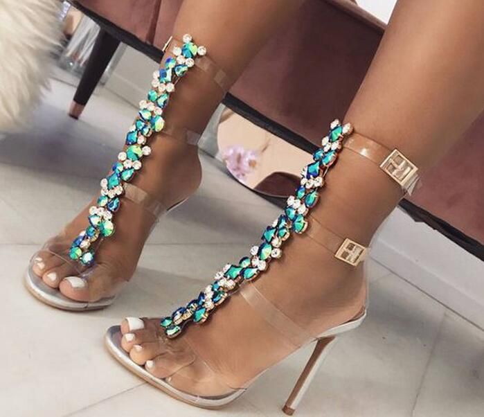 Tacones Transparentes Con Piedras Hotsell, 57% OFF |  www.autoescolaurgell.com