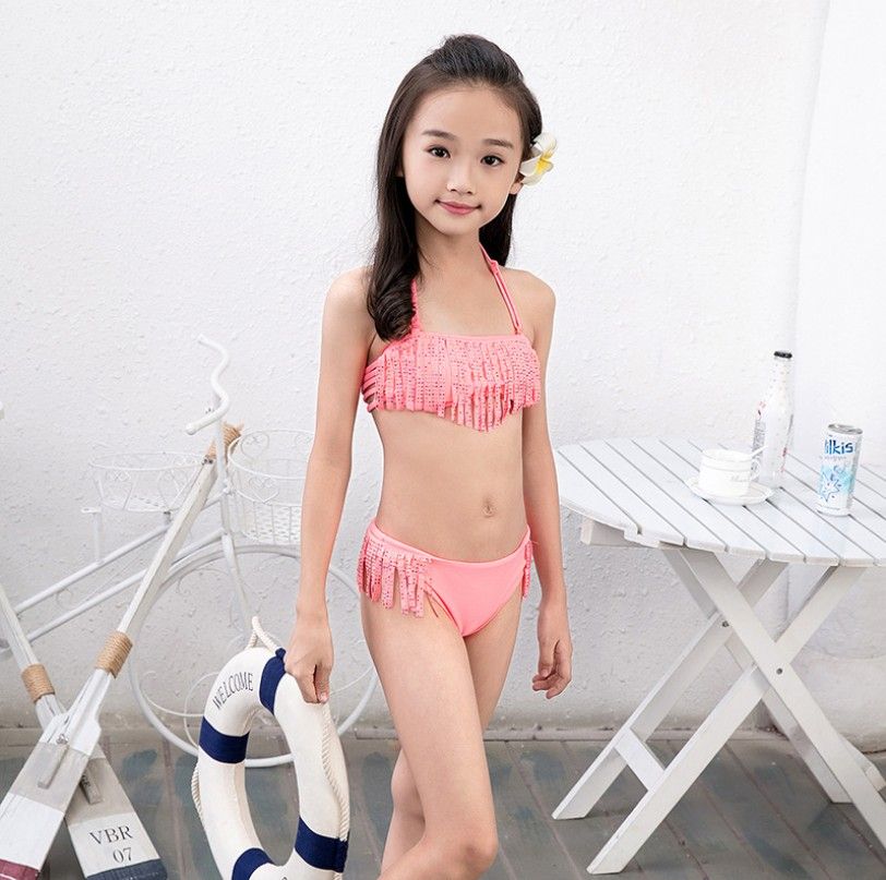Girls Swimming Costume Bikini Swimwear Swimsuit Age 9 10 12 13 14 15 16 18 Years