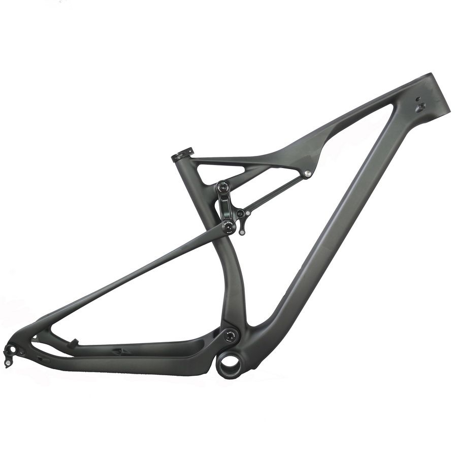 carbon fiber full suspension mountain bike frame