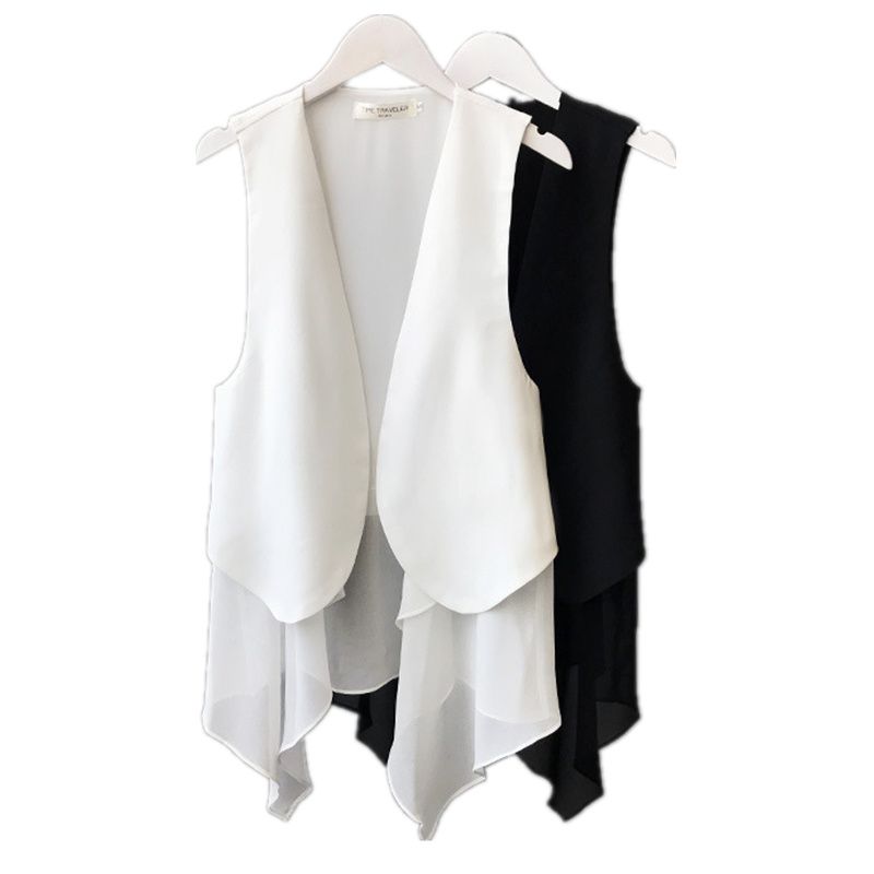 chiffon vest