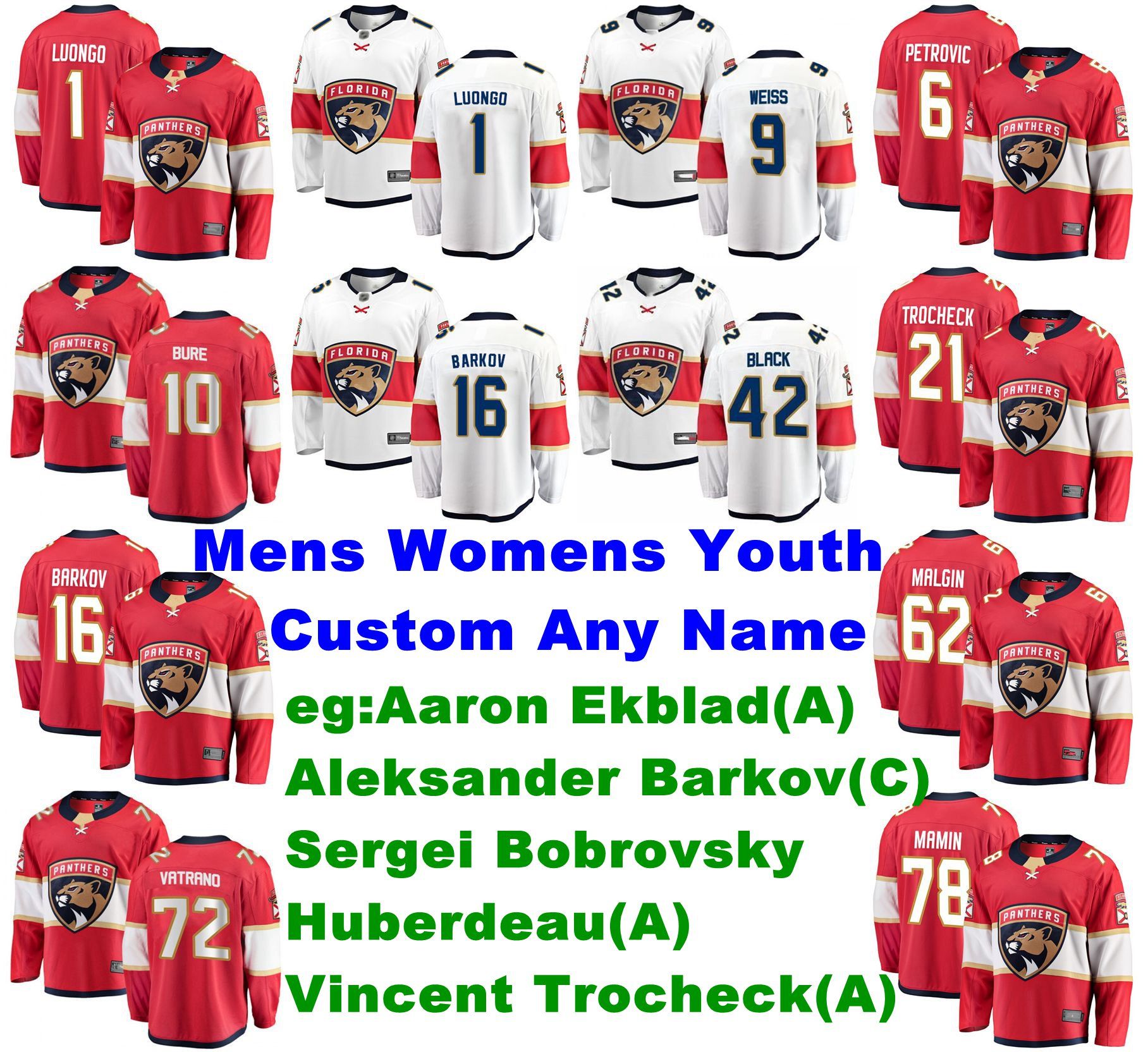 custom florida panthers jersey
