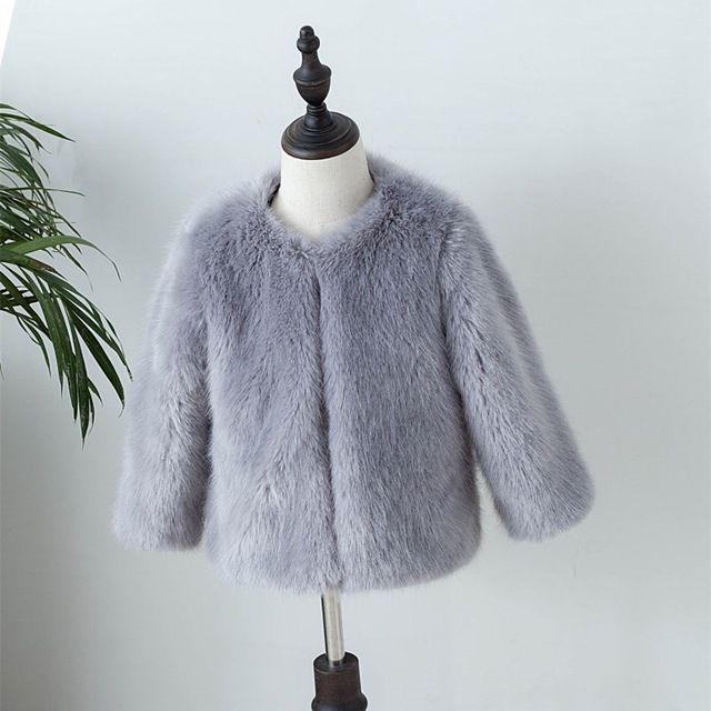Baby S/äuglings M/ädchen Pelz Winter Warmer Mantel Jacken Starke Warme Kleidung Wollmantel Kapuzenjacke Langarmshirt Oberbekleidung Trenchcoat