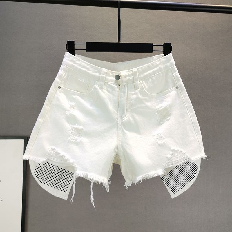 high waisted white denim shorts womens