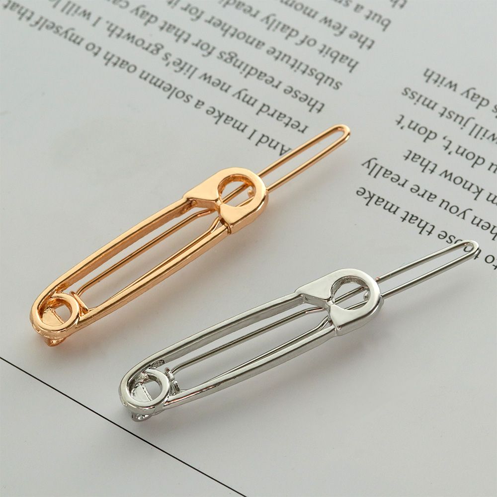 silver hair clips