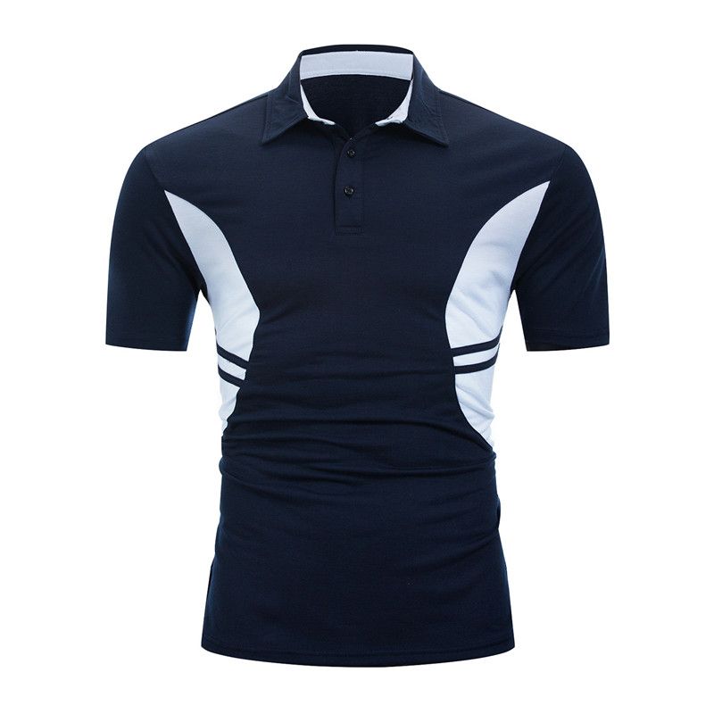 men's cotton polo neck tops