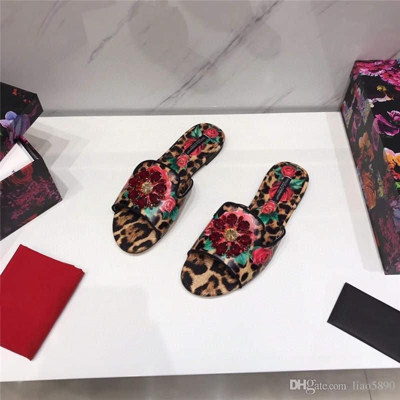 leopard print womens slippers