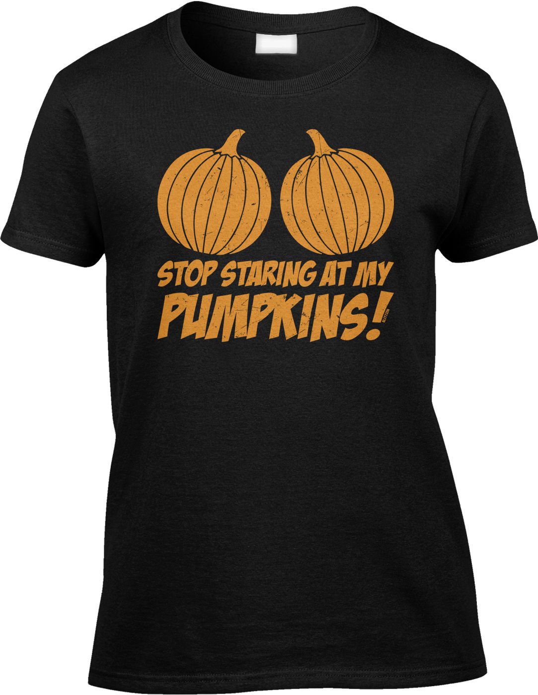 Dear Gourd Funny Cute Pumpkin Womens T-Shirt Extra Large White