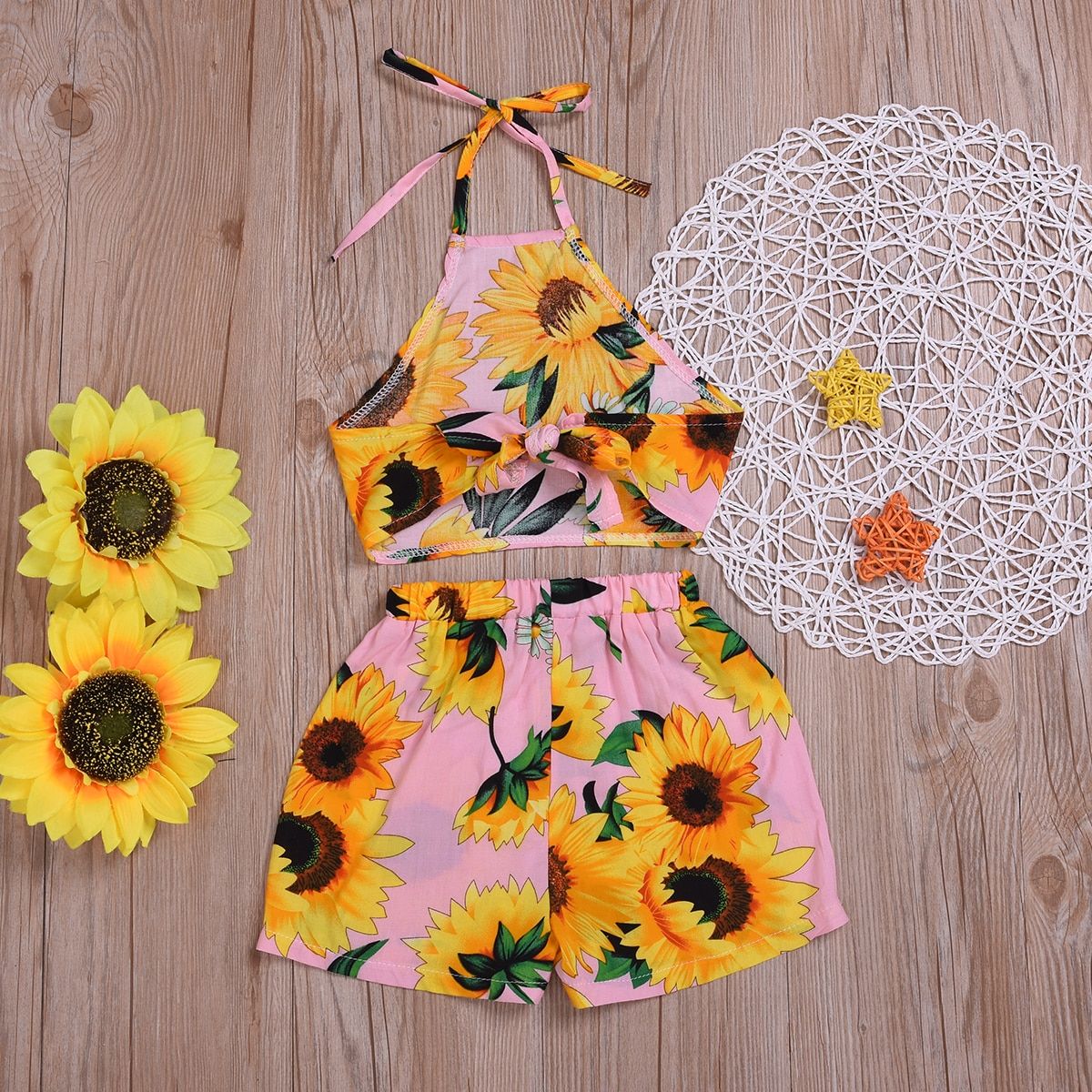 sunflower outfit baby