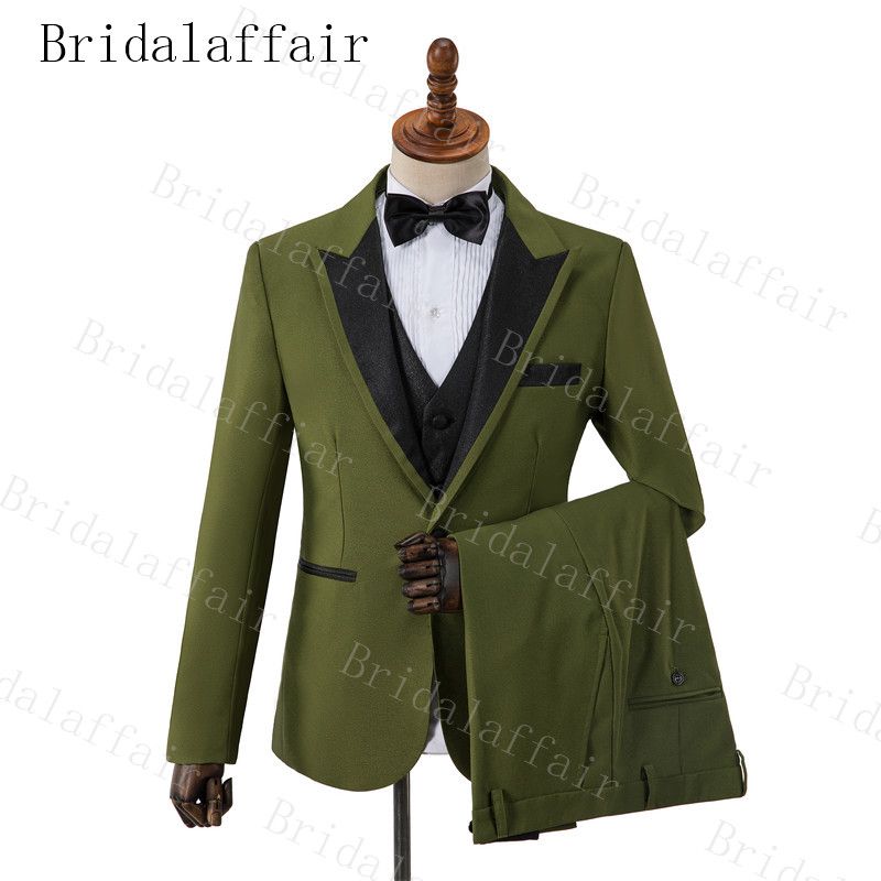 Compra 2019 Nuevo Diseño Verde Militar Trajes De Hombres Trajes De Moda  Personalizados Para Hombres Trajes De Fiesta De Boda Esmoquin 3 Piezas  Chaqueta + Chaleco + Pantalón Barato | Entrega Rápida Y Calidad | Es.Dhgate