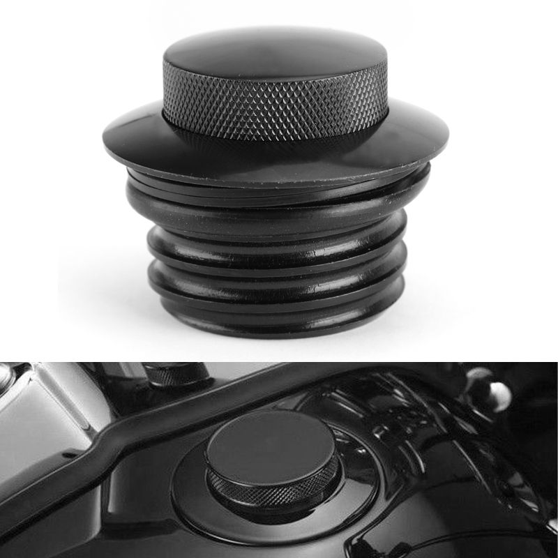 tapa de gas con ventilaci/ón Tapa de gas para motocicleta Artudatech rosca derecha para Harley Sportster XL 1982-2010