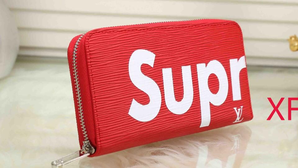 XXL Supreme Carteras y monederos para Moda de gran capacidad para mujer Monedero de piel de vaca Bolsos de lujo mujer Diseñador