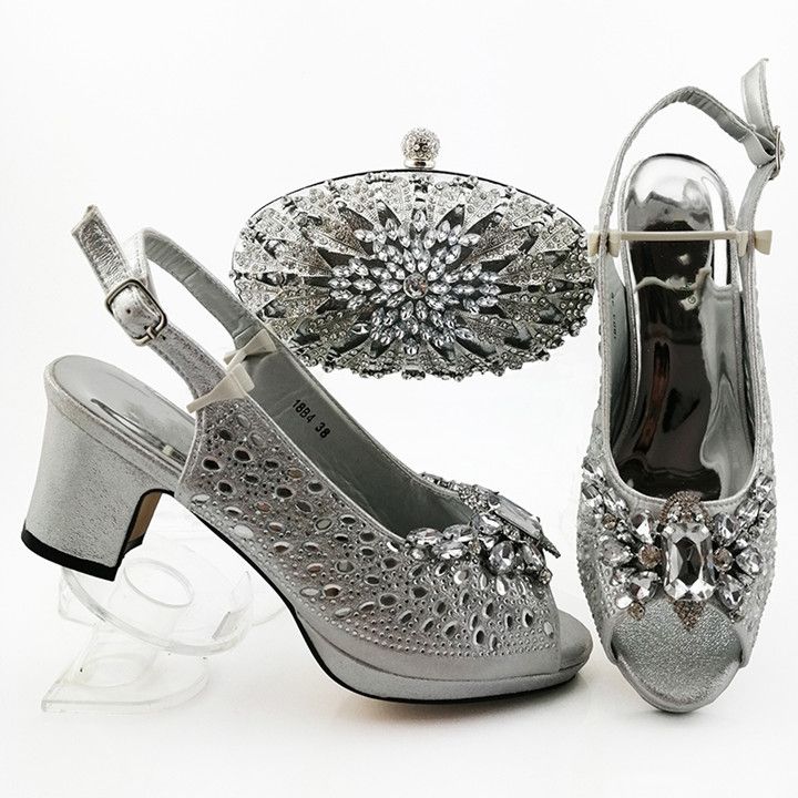 beautiful silver sandals