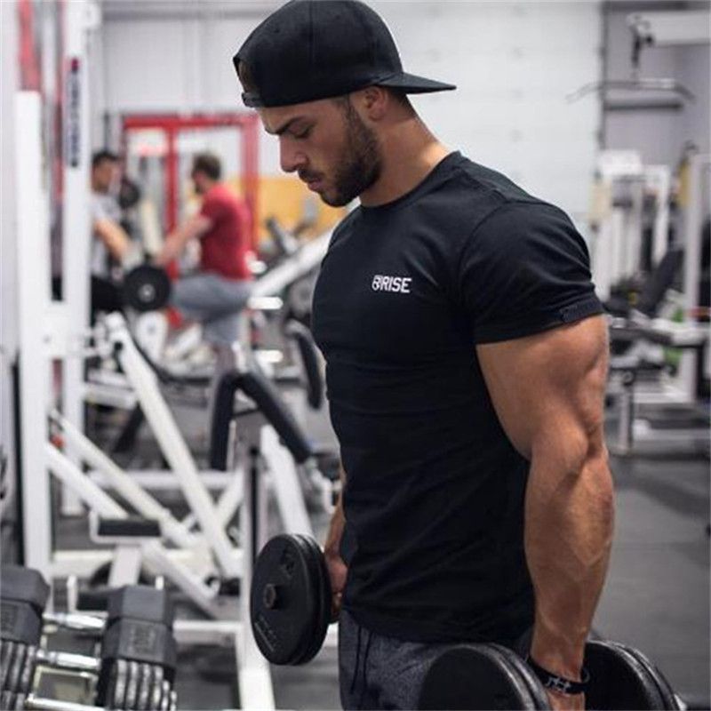 Training T Shirt Men Gym Fitness 