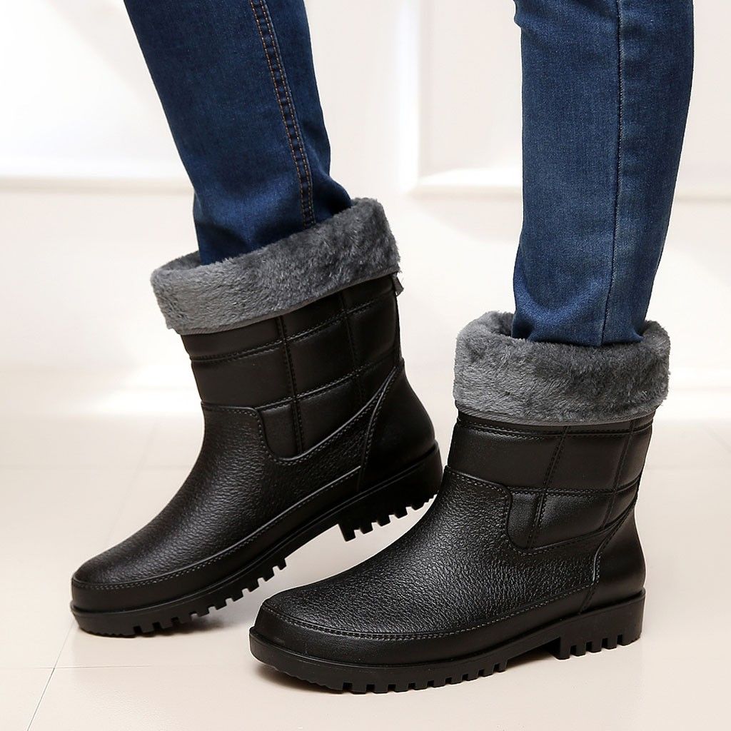mens dress rain boots