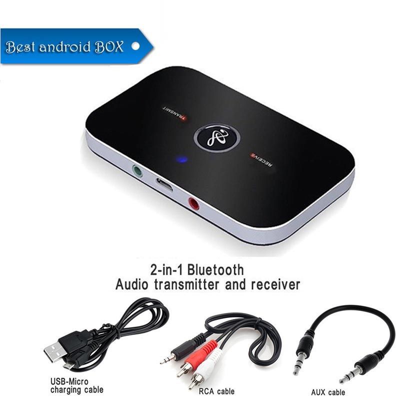 Adaptateur Bluetooth 4.2 2-en-1Audio sans Fil Sortie St/ér/éo 3,5mm pour TV Nologie Transmetteur et R/écepteur Bluetooth Syst/ème Maison//Voiture