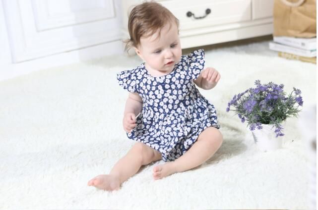 Floral recién nacido bebé niña chica mameluco mono traje Floral recién nacido bebé niña chica mameluco mono traje