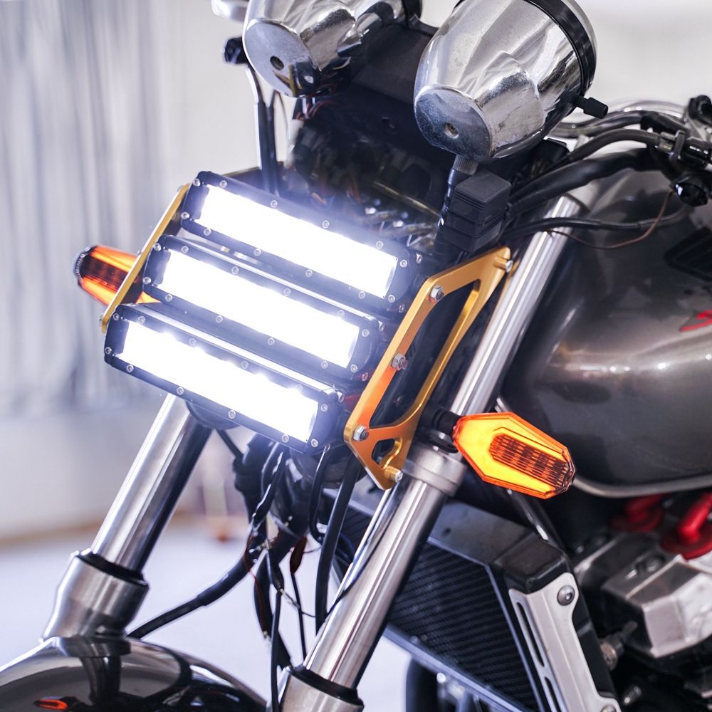 Faros De La Motocicleta Faros De Carne De Carro Motocicletas Automóviles LED Luz De Niebla