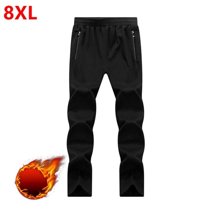 Compra Pantalones De Chándal De Gran Tamaño Para Hombre De Invierno. Gran  Pantalón De Hombre, Más Grueso. Manténgase Abrigado. Pantalones Largos  Negros. Talla XL. 6XL 7XL 8XL. Barato | Entrega Rápida Y