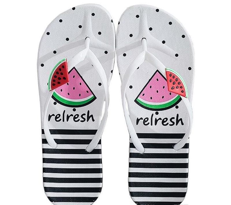 watermelon flip flops