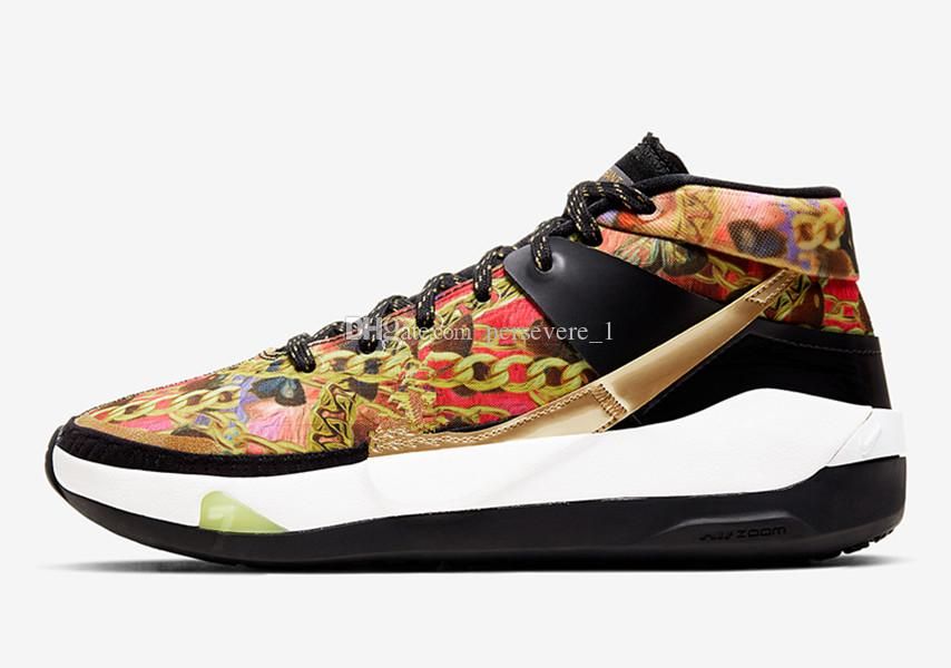 Compra Kevin Durant XIII 13 Zapatos De Baloncesto De Los Hombres Bombo De  Alta Calidad KD13 El Planeta De Los Aros Multi Color Blanco Zapatillas De  Deporte Negras Con Cuadro Tamaño 7