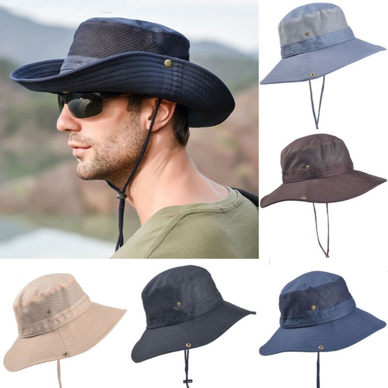 Clothing, Shoes & Accessories Outdoor Boonie Hat Wide Brim Bucket Hat Fishing Hunting Climbing