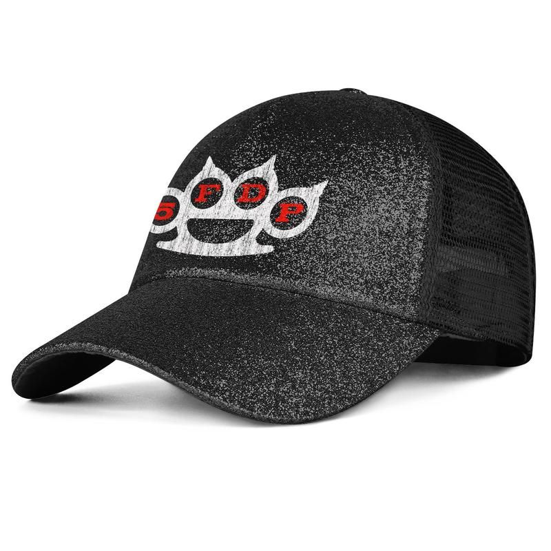 Feruch Unisex de Five Finger Death Punch Logo Snapback Adjustable Flat Béisbol Cap/Hat Black 