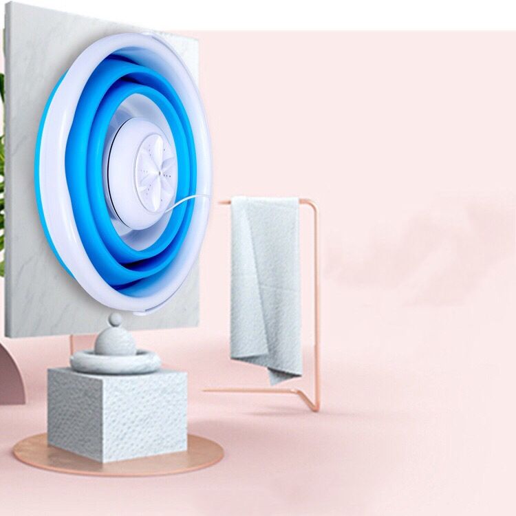 Monland Tipo Portatile Secchio Pieghevole della Lavatrice della Lavatrice ad ultrasuoni della Lavanderia USB pulitore dei Vestiti della Lavanderia per la Corsa Domestica Monland Tipo Portatile Secchio Pieghevole della Lavatrice della Lavatrice ad ultrasuoni della Lavanderia USB pulitore dei Vestiti della Lavanderia per la Corsa Domestica