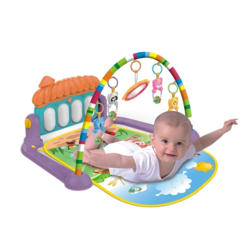 infant play mat with piano