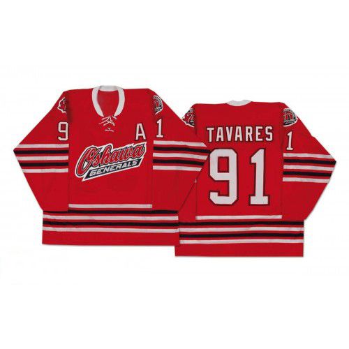 91 John Tavares Red