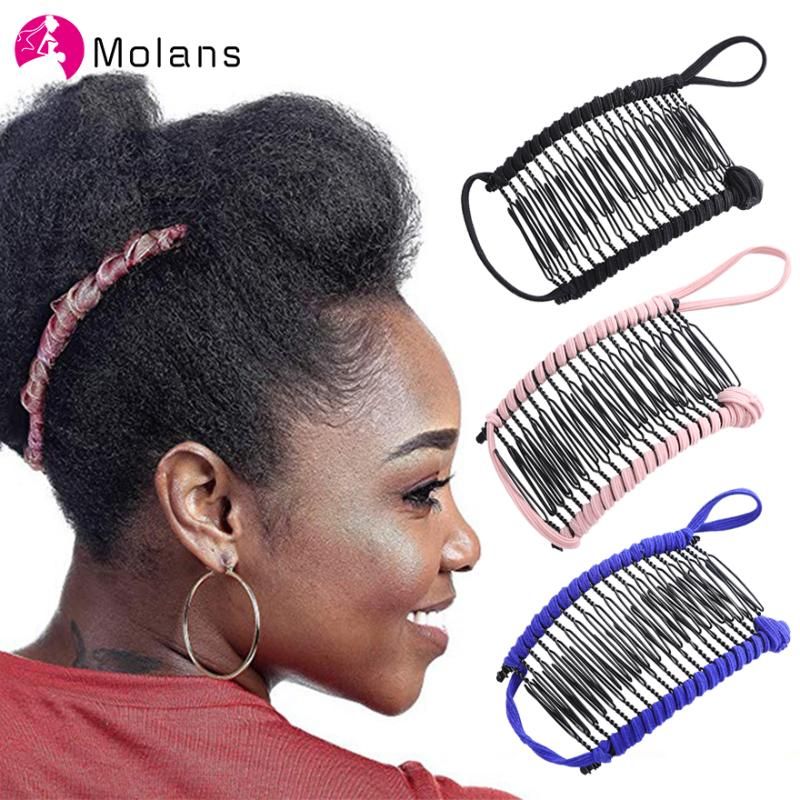 Hair Accessories Molans 2021 1Pcs Vintage Banana Clip Women Lazy Comb Stretchable Multipurpose Hair-Clip Hair Accessories Molans 2021 1Pcs Vintage Banana Clip Women Lazy Comb Stretchable Multipurpose Hair-Clip