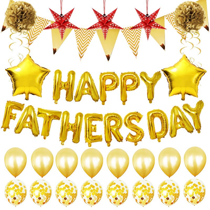 2020 Fathers Day Letter Balloon Set Happy Fathers Day Letter