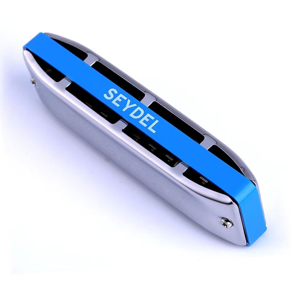 Seydel Deep Blue Diatonic Harmonica Made In Germany 10 Holes Blues Harp