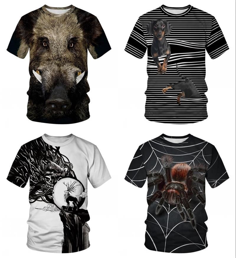 wild animal tee shirts