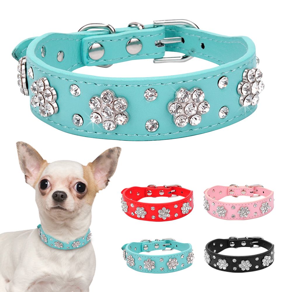 Rhinestone dog collars wholesale Clearance