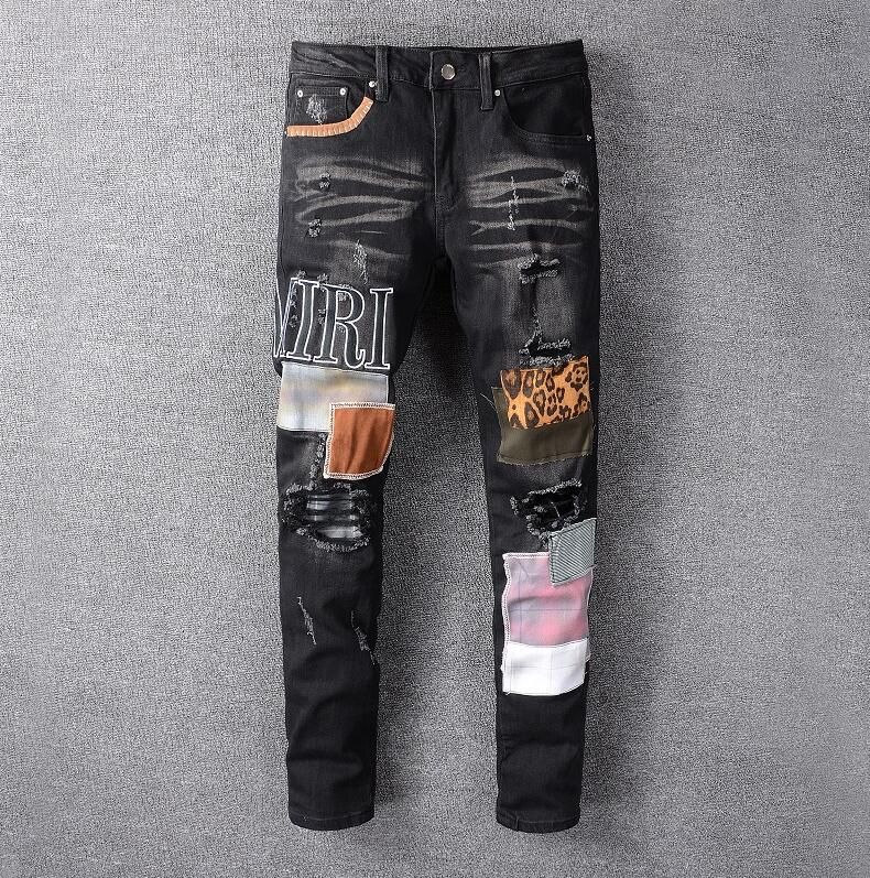 designer jeans black