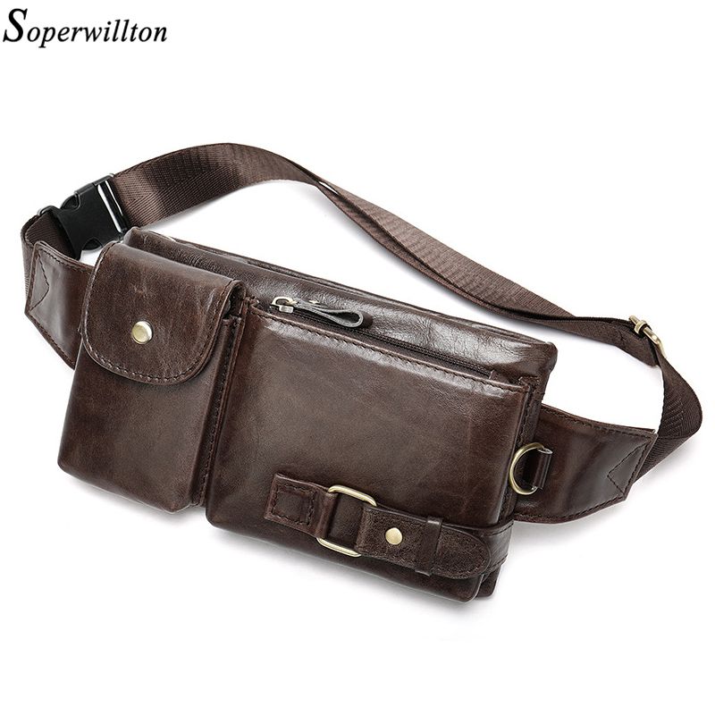 leather lumbar pack