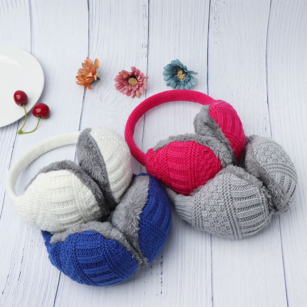 Women Warm Kint Earmuffs Earwarmers Earlap Warmer Headband