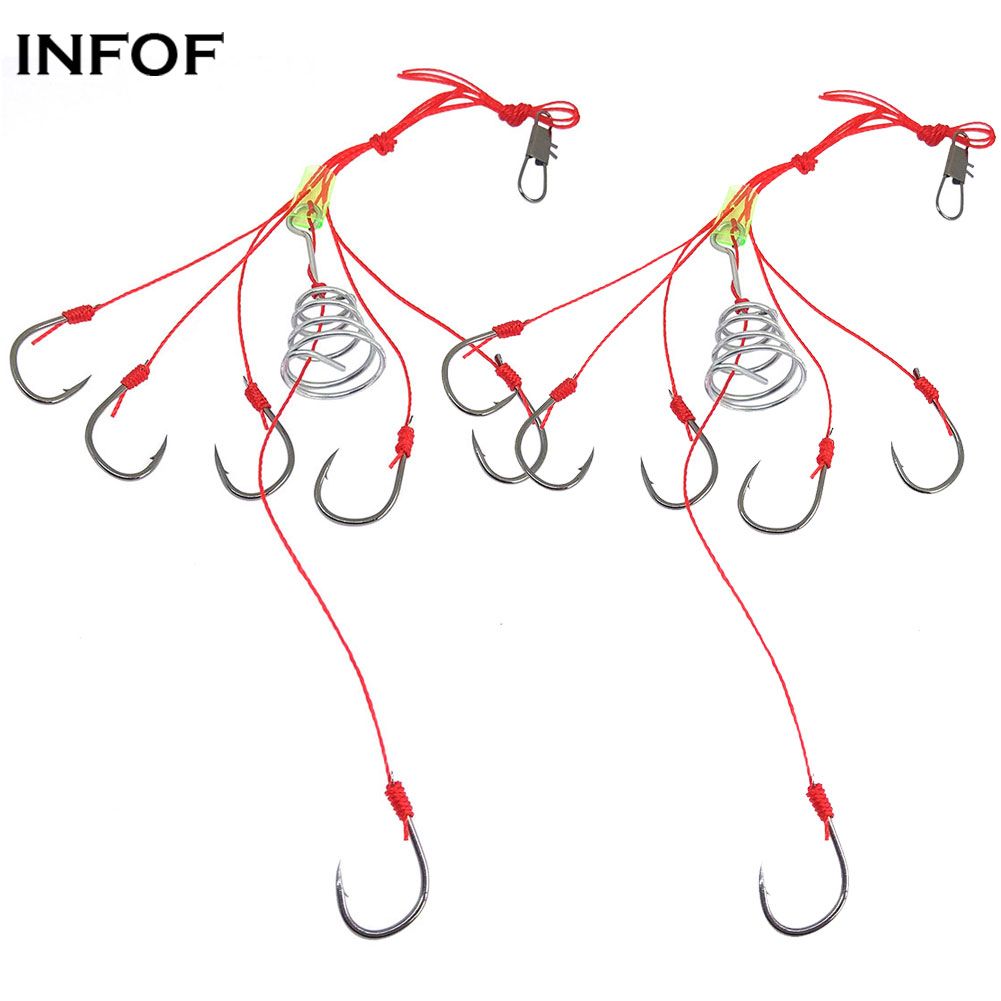 2021 Fishing Carp Hooks, Powerful Explosion Stainless Steel Heavy Duty