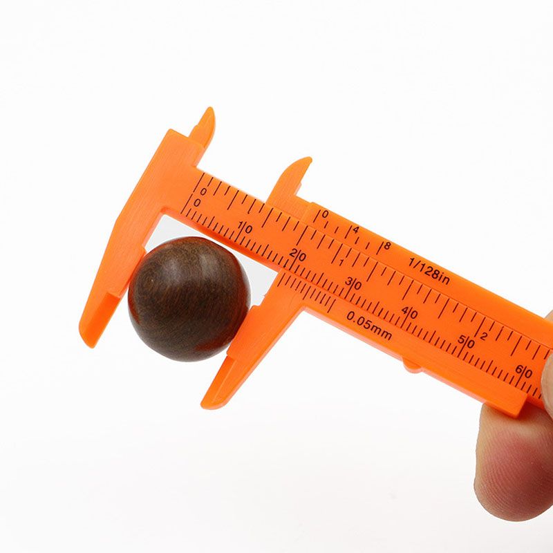 80MM Vernier Caliper Sliding Gauge Measuring Tool Accurate Measurement Orange