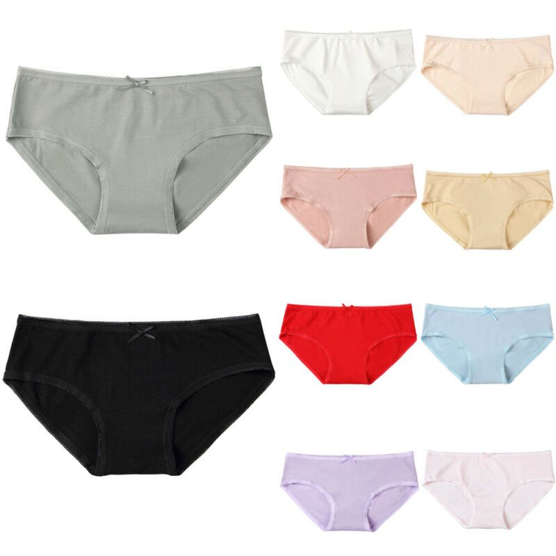 2020 Women Soft Smooth Underpants Seamless Panties Briefs Cotton ...