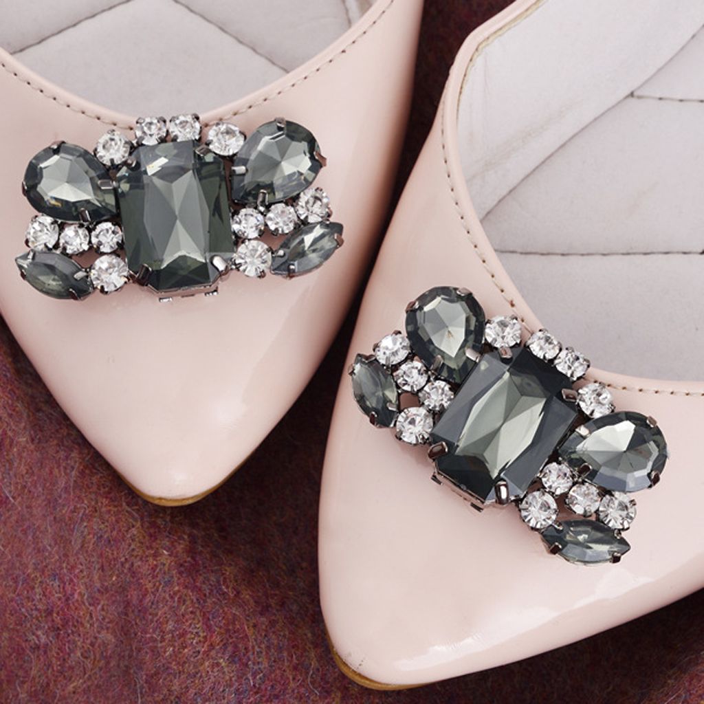 rhinestone shoe clips wedding