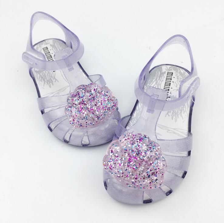 childrens heeled jelly shoes